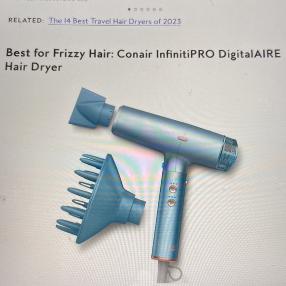 NWOB Conair DigitalAIRE InfinitePRO Professional Hairdryer. - Picture 8 of 9